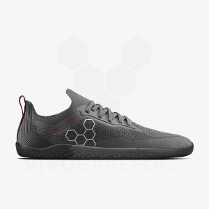 Vivobarefoot PREORDER 'PRIMUS LITE KNIT JJF' Naisten Maantiekengät Obsidian Tummanharmaat | FI211JE