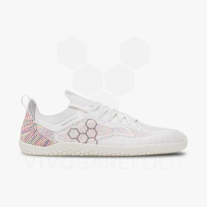 Vivobarefoot Primus Lite Knit Miesten Lenkkitossut Valkoinen | FI341JE