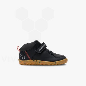 Vivobarefoot Primus Ludo Hi Lasten Kengät Obsidian | FI030IR