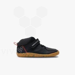 Vivobarefoot Primus Ludo Hi Preschool Lasten Kengät Obsidian | FI032GY