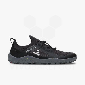 Vivobarefoot Primus Trail Knit FG Miesten Lenkkitossut Obsidian Harmaat | FI333RX