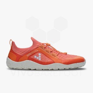 Vivobarefoot Primus Trail Knit FG Miesten Maastojuoksukengät Punainen | FI369HT