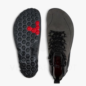 Vivobarefoot Tracker Decon FG2 JJF Miesten Vaelluskengät Obsidian Tummanharmaat | FI418KW