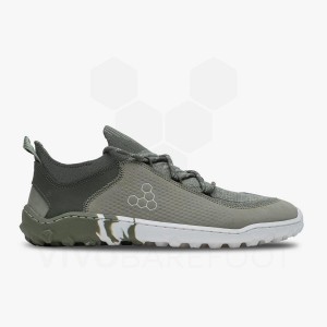 Vivobarefoot Tracker Decon Low FG2 Mens Naisten Vaelluskengät Oliivinvihreä | FI234MM