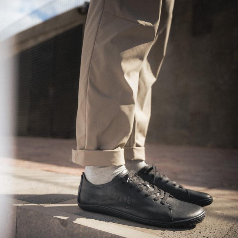 Vivobarefoot Addis Miesten Lifestyle Kengät Mustat | FI313LQ