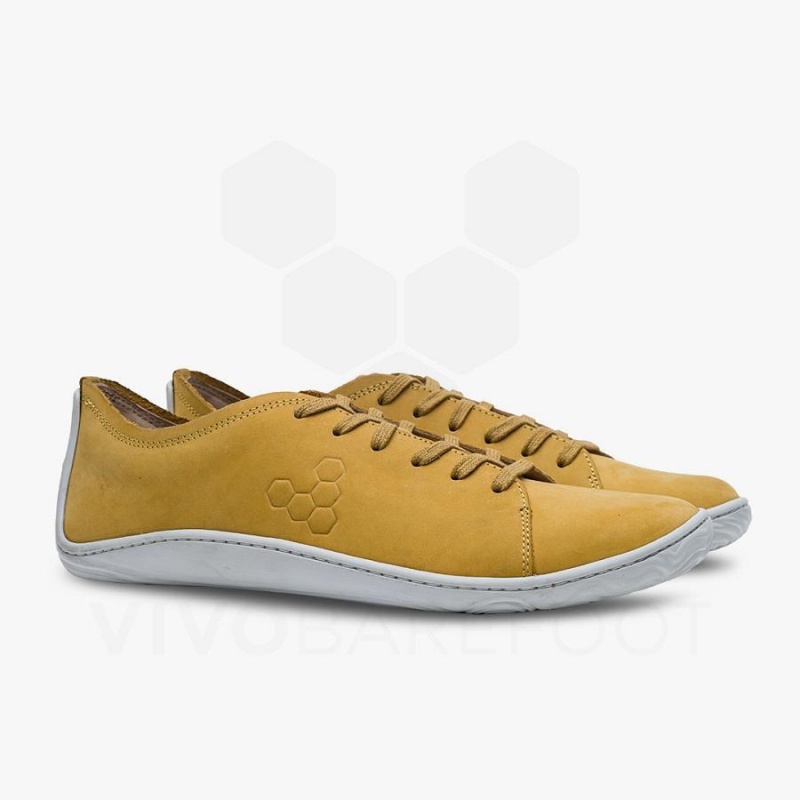 Vivobarefoot Addis Miesten Lifestyle Kengät Sinapinkeltainen | FI311NN