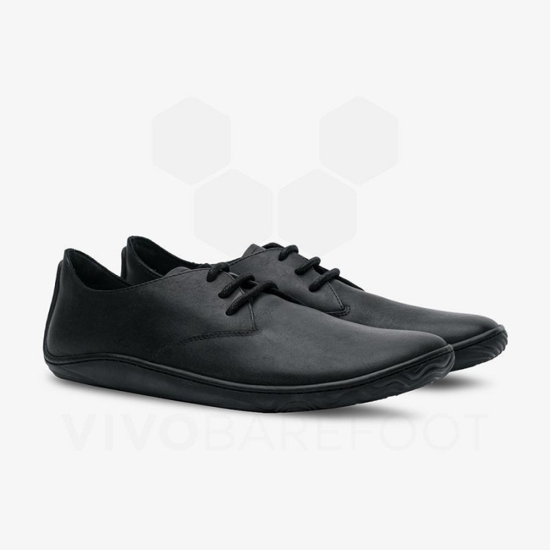 Vivobarefoot Addis Oxford Miesten Lifestyle Kengät Mustat | FI297BA