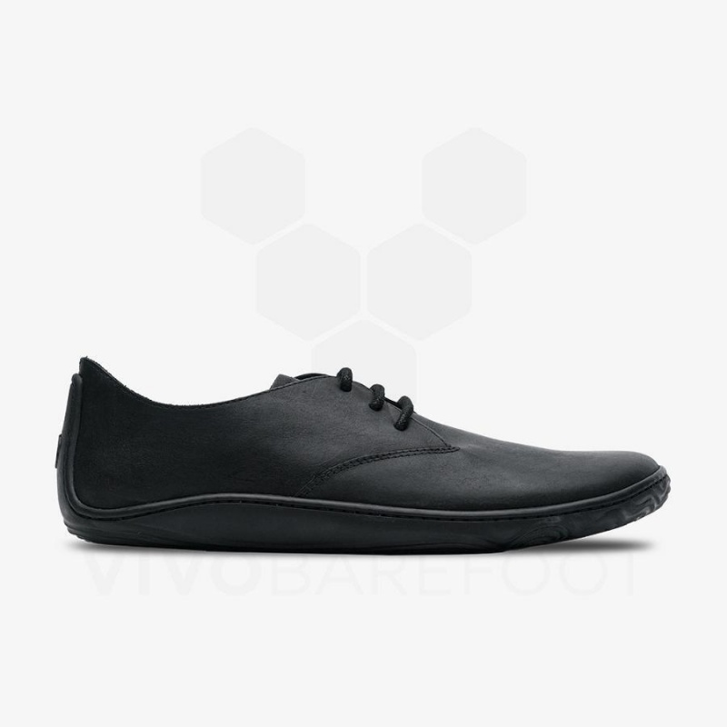 Vivobarefoot Addis Oxford Miesten Lifestyle Kengät Mustat | FI297BA