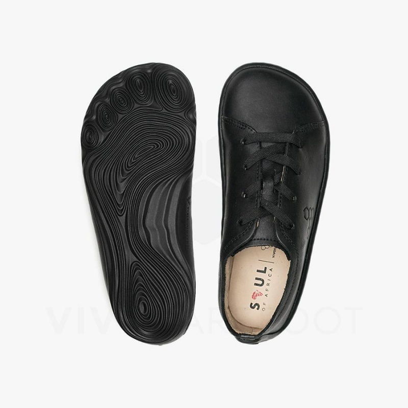 Vivobarefoot Addis School Lasten Kengät Obsidian | FI061DO