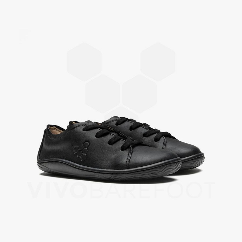 Vivobarefoot Addis School Lasten Kengät Obsidian | FI061DO