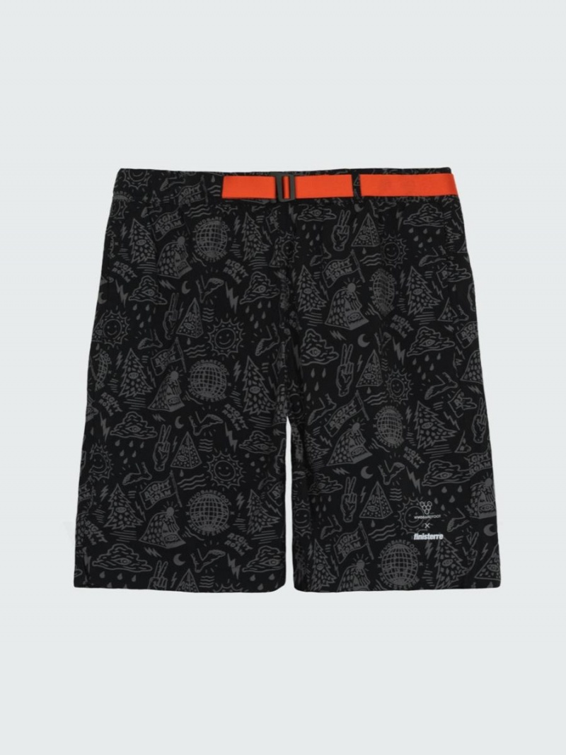 Vivobarefoot Finisterre Miesten Shortsit Mustat | FI284OB