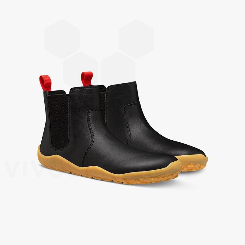 Vivobarefoot Fulham II Juniors Lasten Kengät Obsidian | FI019TL