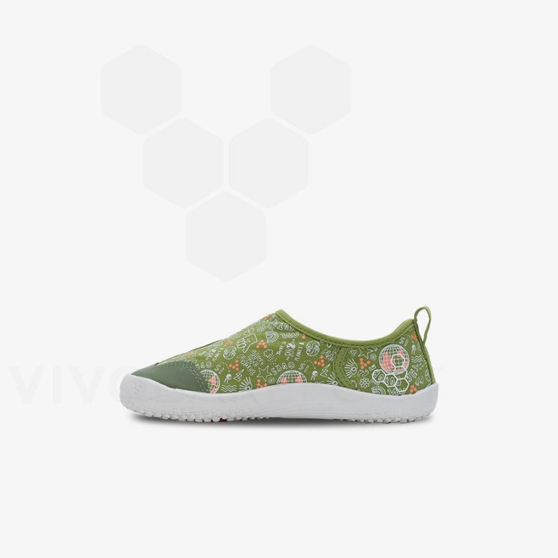 Vivobarefoot GAIA Lasten Kengät Vihreä | FI053LQ