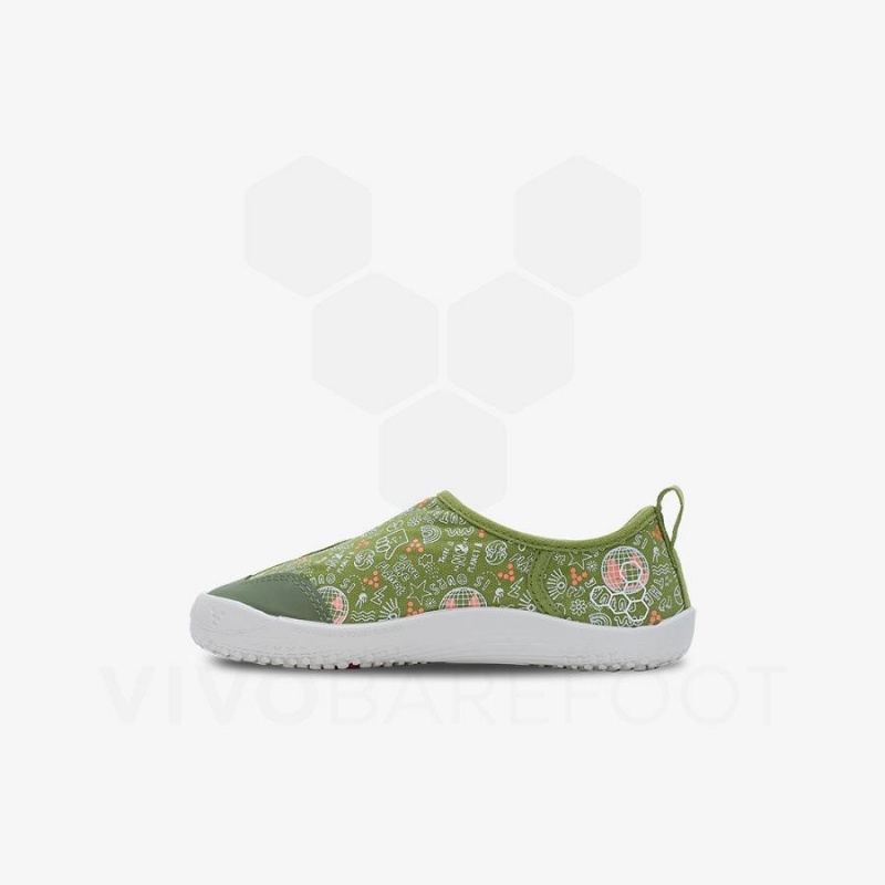 Vivobarefoot Gaia Preschool Lasten Kengät Vihreä | FI056IR