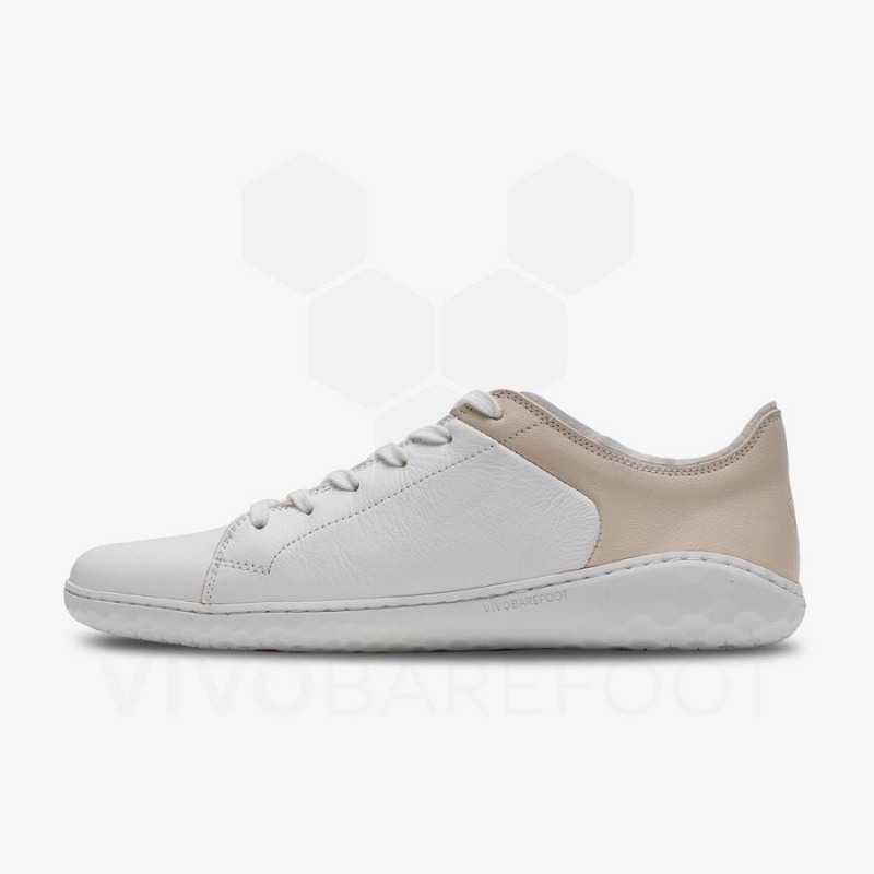 Vivobarefoot Geo Court III Naisten Lifestyle Kengät Valkoinen Pinkki | FI146WH