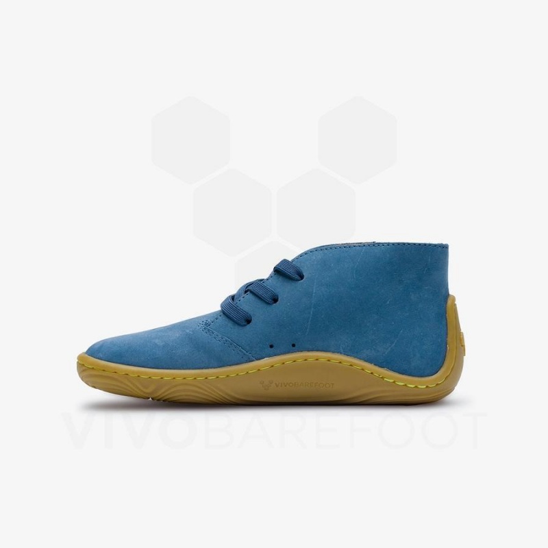 Vivobarefoot Gobi Addis Juniors Lasten Kengät Indigo | FI009DO