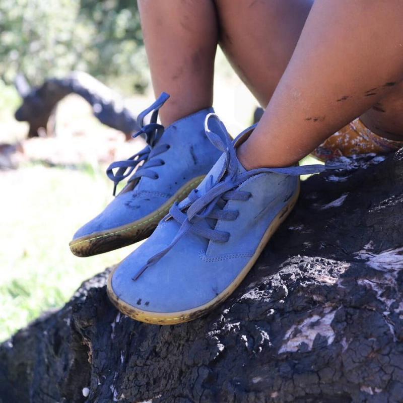 Vivobarefoot Gobi Addis Juniors Lasten Kengät Indigo | FI009DO