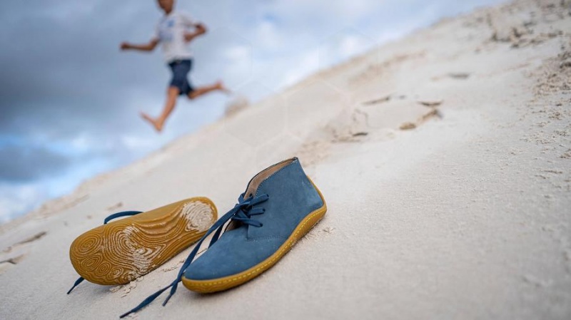 Vivobarefoot Gobi Addis Juniors Lasten Kengät Indigo | FI009DO