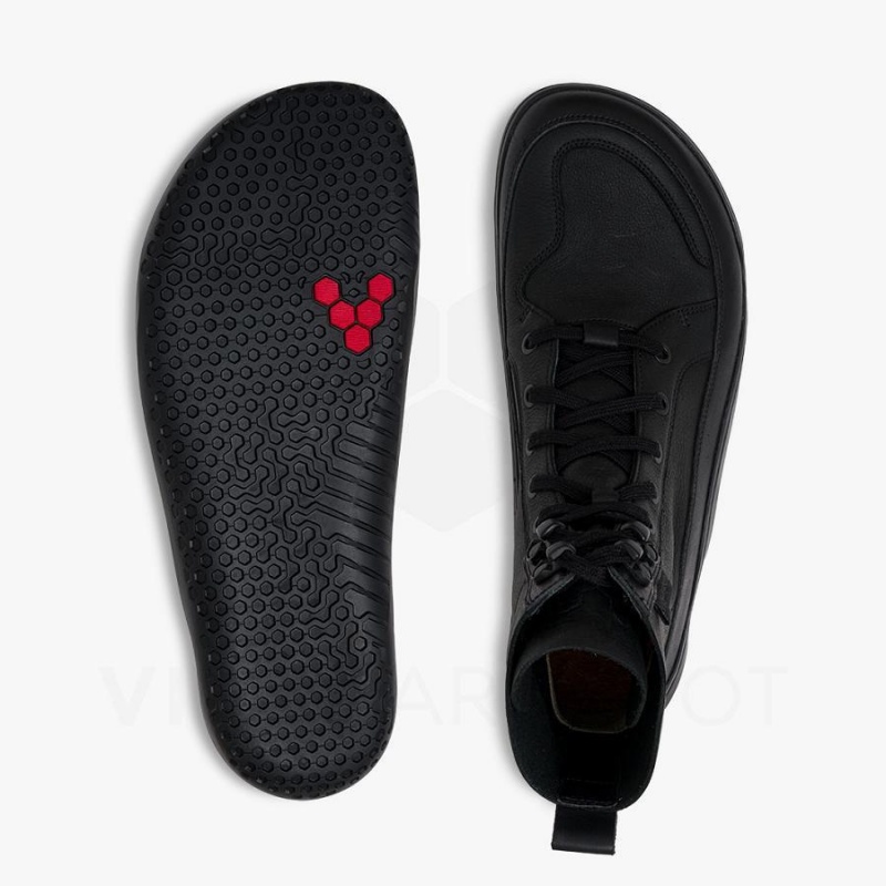 Vivobarefoot Gobi Boot Miesten Lifestyle Kengät Obsidian | FI321DO