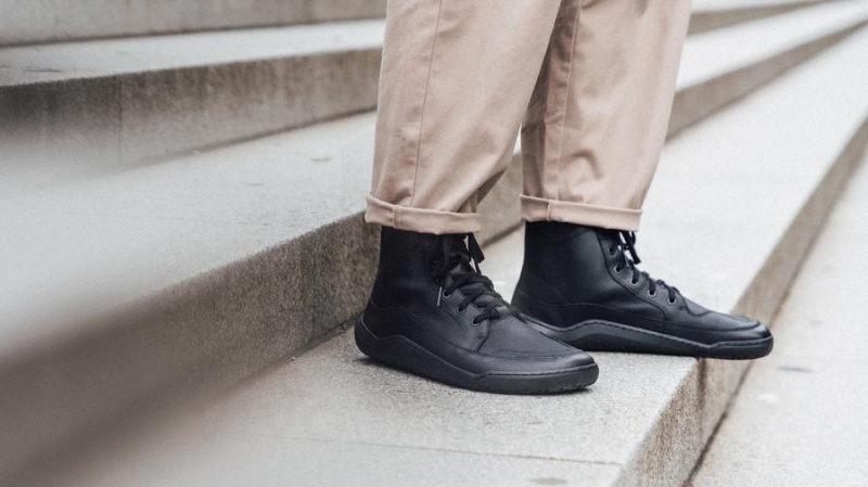 Vivobarefoot Gobi Boot Miesten Lifestyle Kengät Obsidian | FI321DO