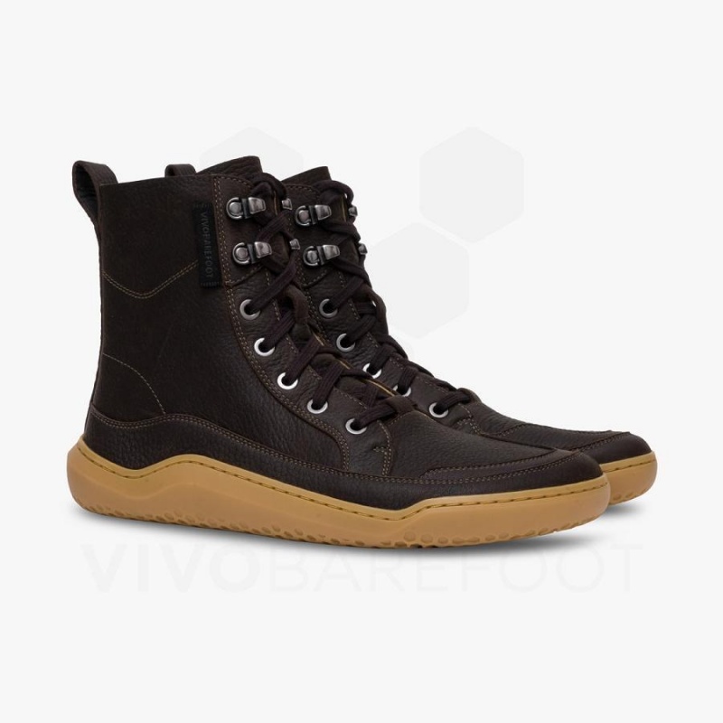 Vivobarefoot Gobi Boot Miesten Lifestyle Kengät Mustat | FI320EI