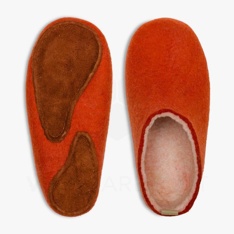 Vivobarefoot MIM Felt Miesten Tossut Oranssi | FI280SZ