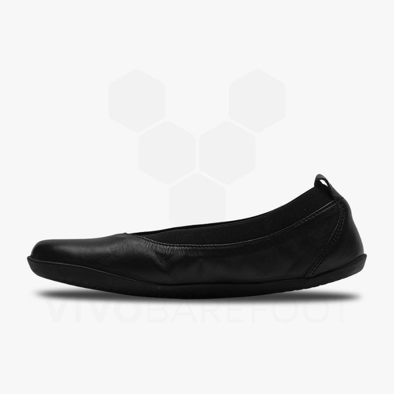 Vivobarefoot Opanka Ballerina Naisten Lifestyle Kengät Obsidian | FI123TL