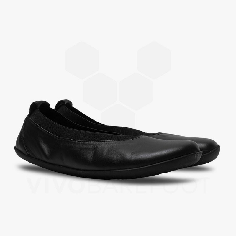 Vivobarefoot Opanka Ballerina Naisten Lifestyle Kengät Obsidian | FI123TL