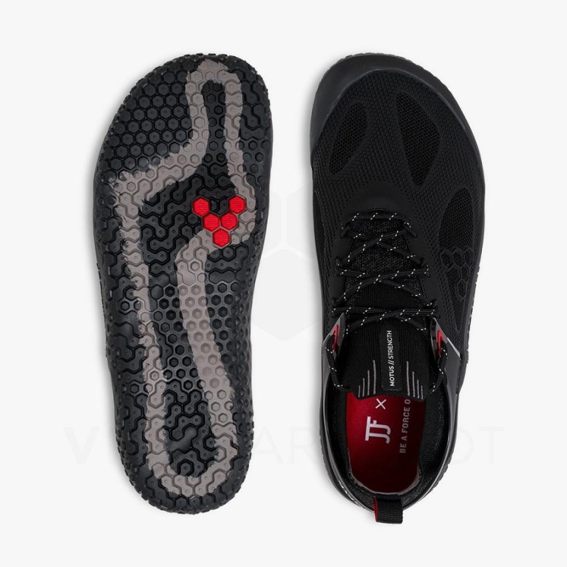 Vivobarefoot PREORDER 'MOTUS STRENGTH JJF' Naisten Maantiekengät Obsidian Tummanharmaat | FI210KW