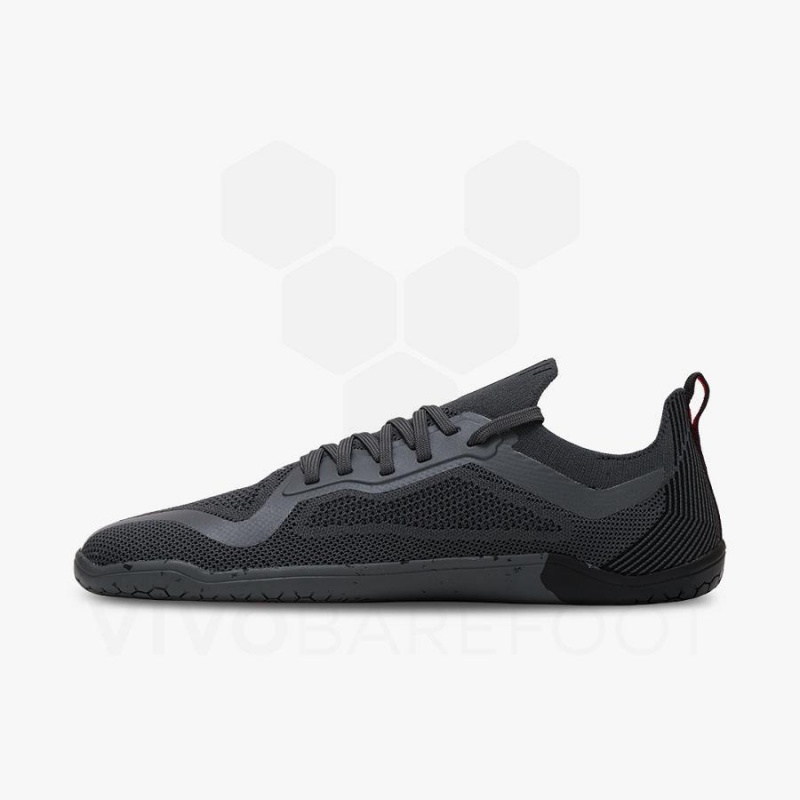 Vivobarefoot PREORDER 'PRIMUS LITE KNIT JJF' Naisten Maantiekengät Obsidian Tummanharmaat | FI211JE