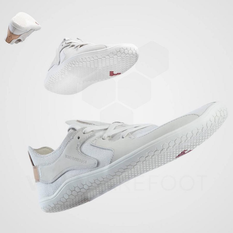 Vivobarefoot Primus Asana Miesten Lifestyle Kengät Valkoinen | FI308QC