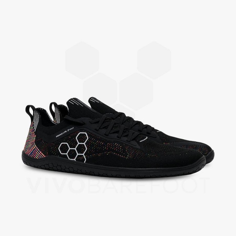 Vivobarefoot Primus Lite Knit Miesten Maantiekengät Obsidian | FI383TL