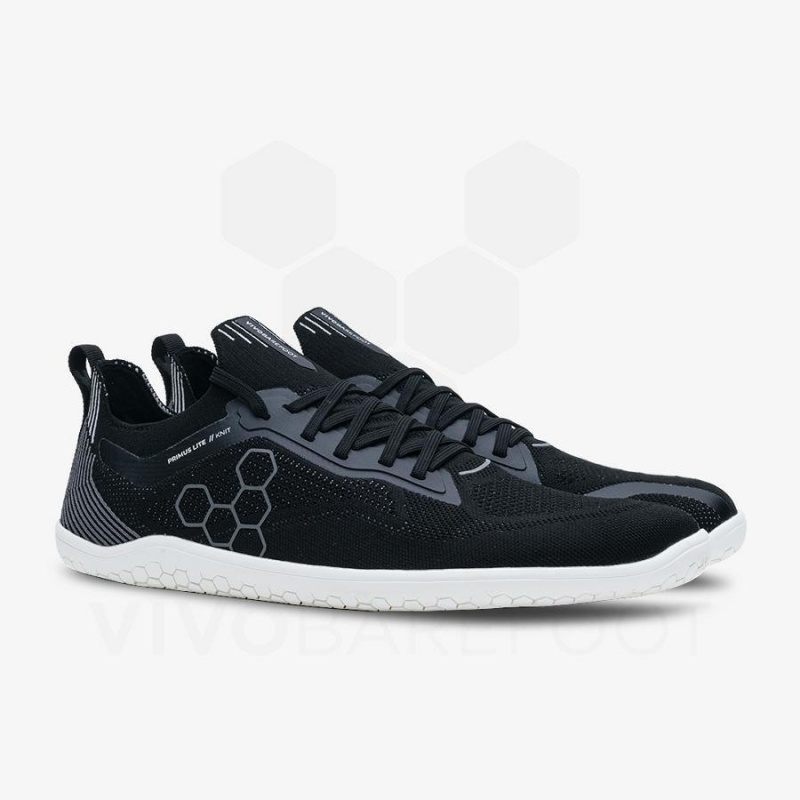 Vivobarefoot Primus Lite Knit Naisten Lenkkitossut Obsidian | FI184KW