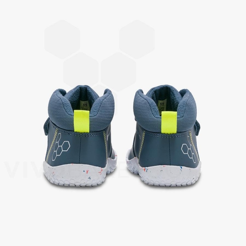 Vivobarefoot Primus Ludo Hi Juniors Lasten Kengät Indigo | FI027LQ