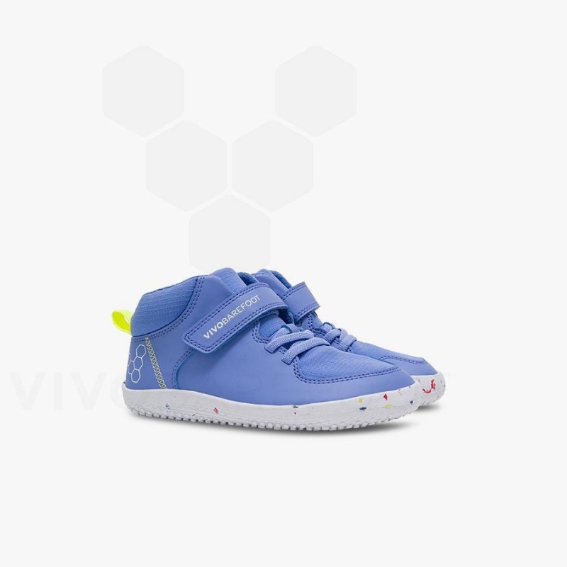 Vivobarefoot Primus Ludo Hi Preschool Lasten Kengät Sininen | FI031HT