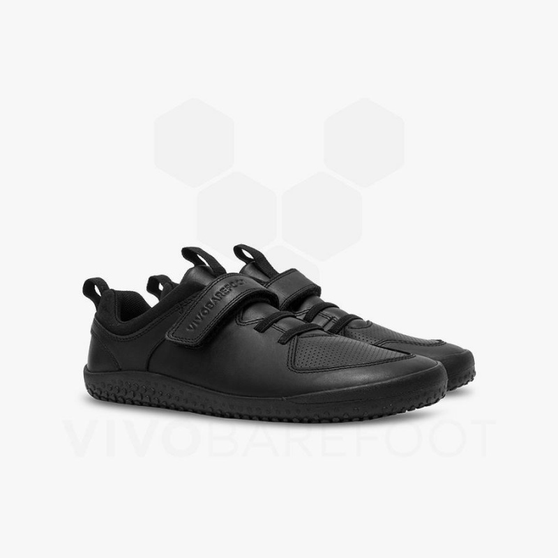 Vivobarefoot Primus Ludo School Juniors Lasten Kengät Obsidian | FI062CP