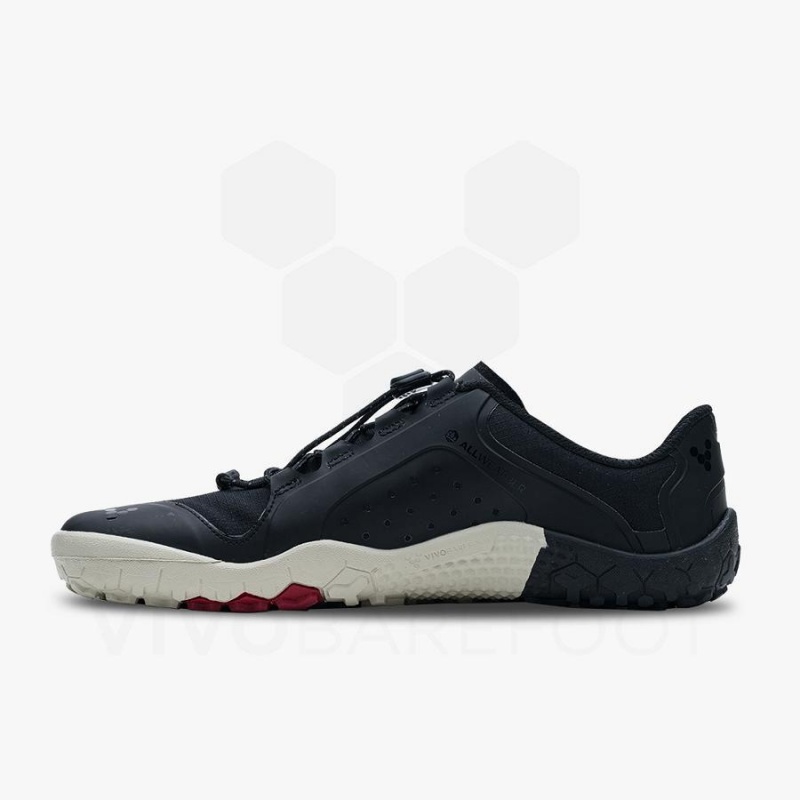 Vivobarefoot Primus Trail III All Weather FG Miesten Lenkkitossut Obsidian | FI324AS