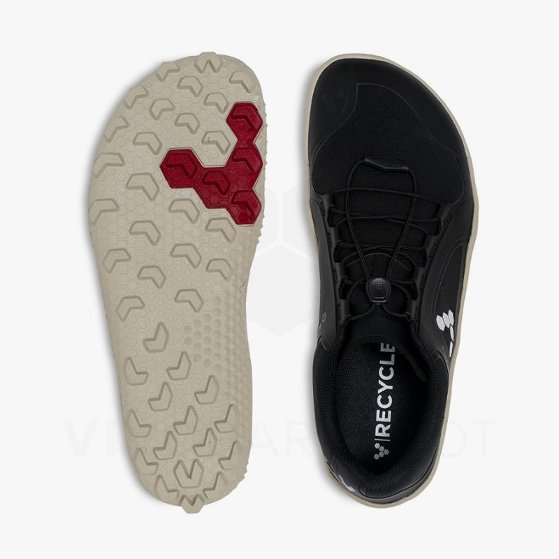 Vivobarefoot Primus Trail III All Weather SG Miesten Maastojuoksukengät Obsidian | FI363NN