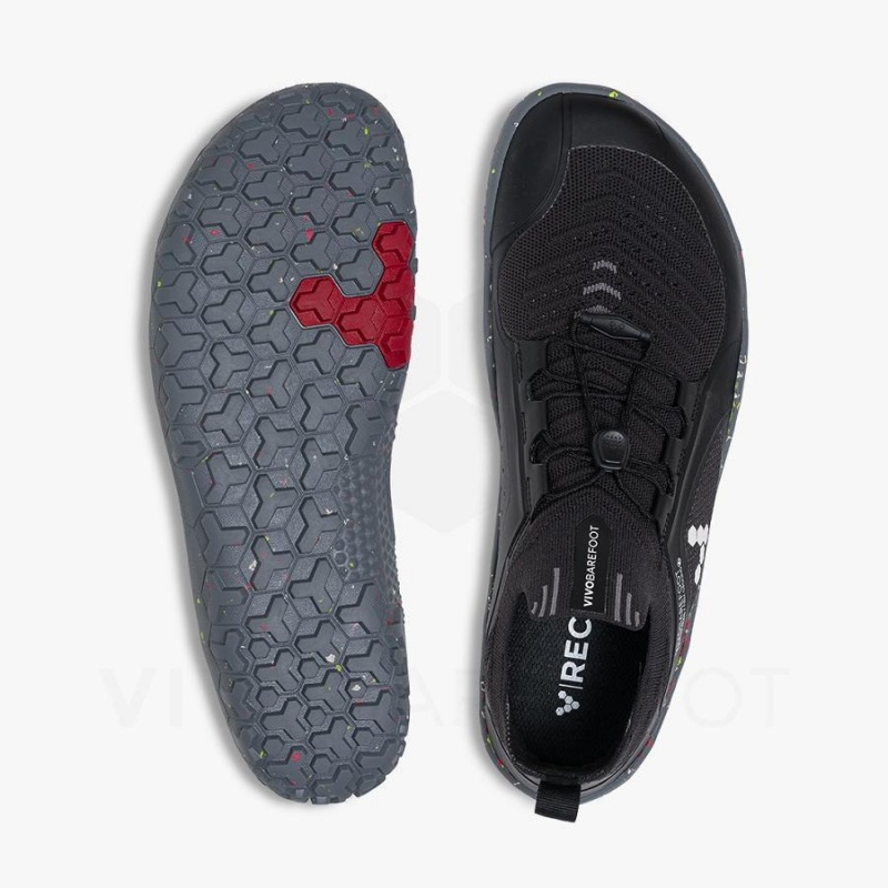 Vivobarefoot Primus Trail Knit FG Miesten Lenkkitossut Obsidian Harmaat | FI333RX