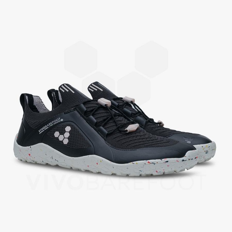 Vivobarefoot Primus Trail Knit FG Naisten Maastojuoksukengät Obsidian Pinkki | FI202SZ