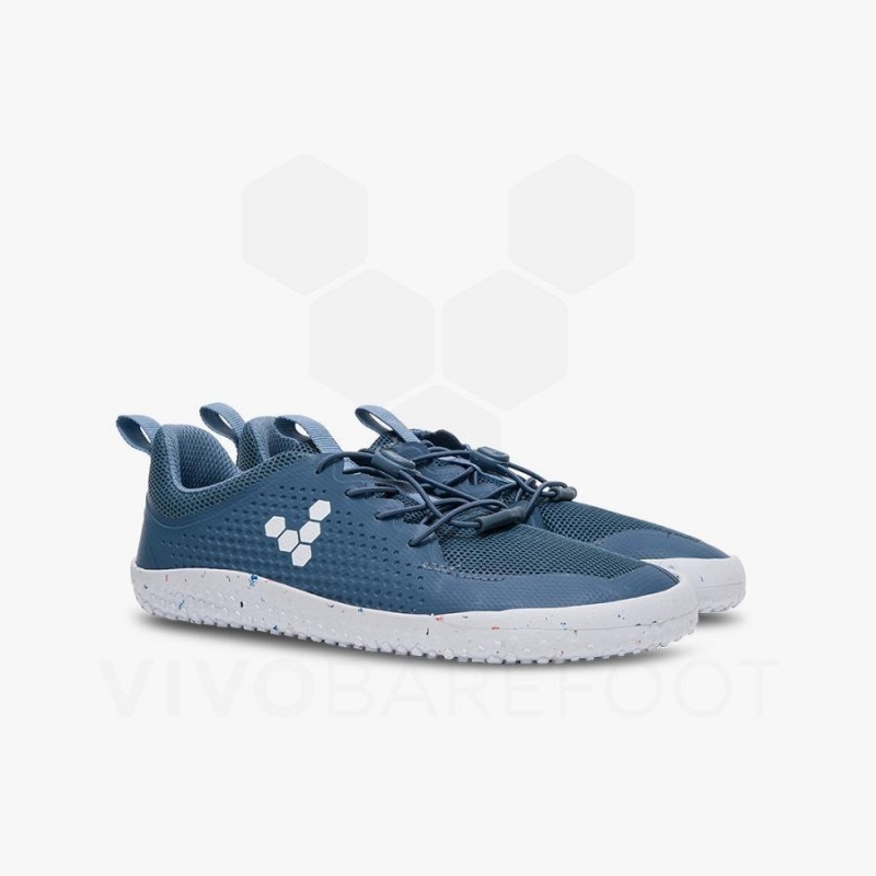 Vivobarefoot Primus Urheilu III Juniors Lasten Kengät Indigo | FI066YF