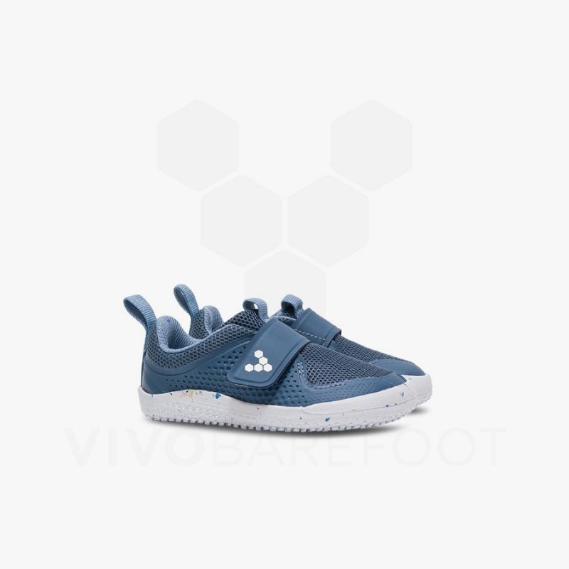 Vivobarefoot Primus Urheilu III Taapero Lasten Kengät Indigo | FI071TL