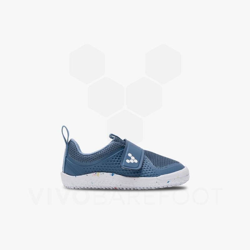 Vivobarefoot Primus Urheilu III Taapero Lasten Kengät Indigo | FI071TL