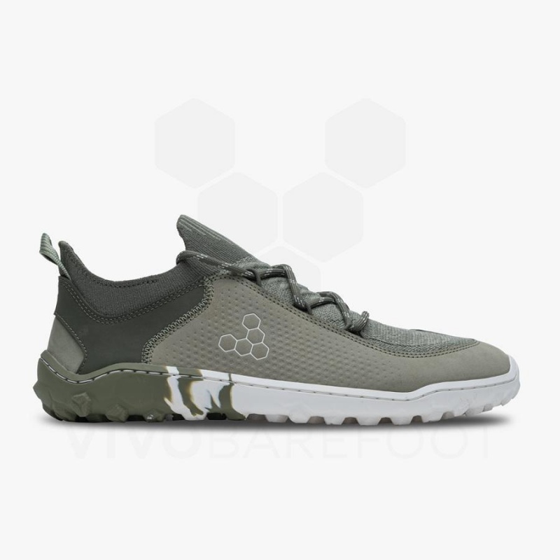 Vivobarefoot Tracker Decon Low FG2 Miesten Vaelluskengät Oliivinvihreä | FI423FU