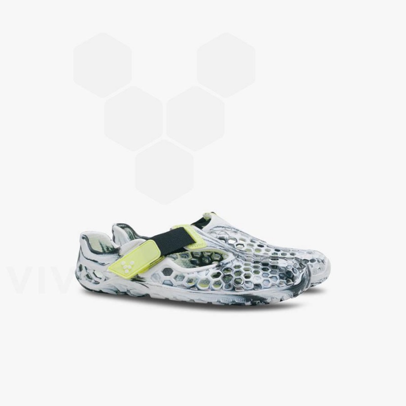 Vivobarefoot Ultra Bloom Lasten Kengät Obsidian Valkoinen | FI049PV