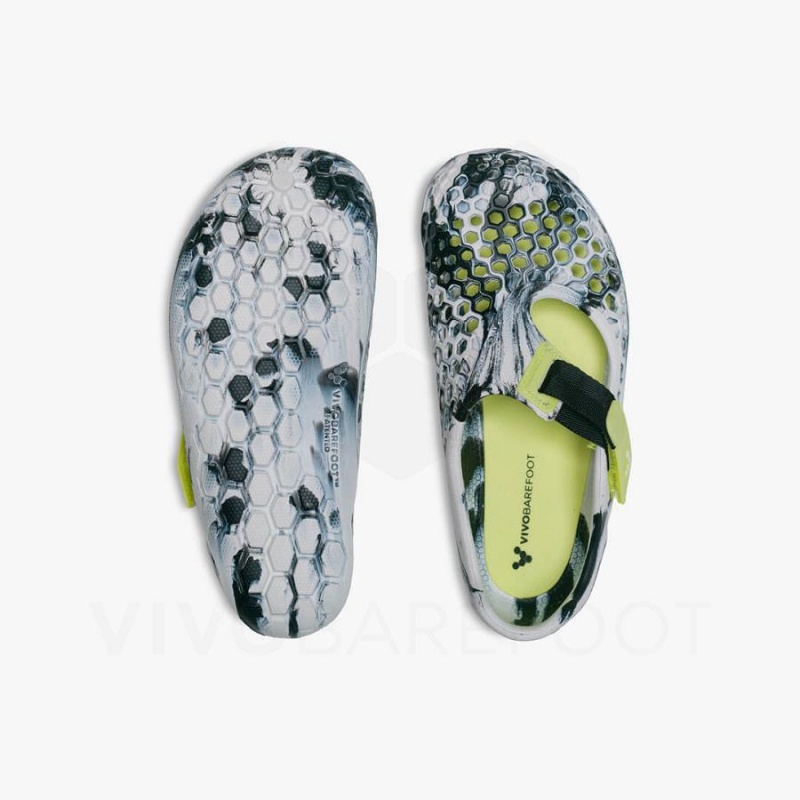 Vivobarefoot Ultra Bloom Lasten Sandaalit Obsidian Valkoinen | FI006GY