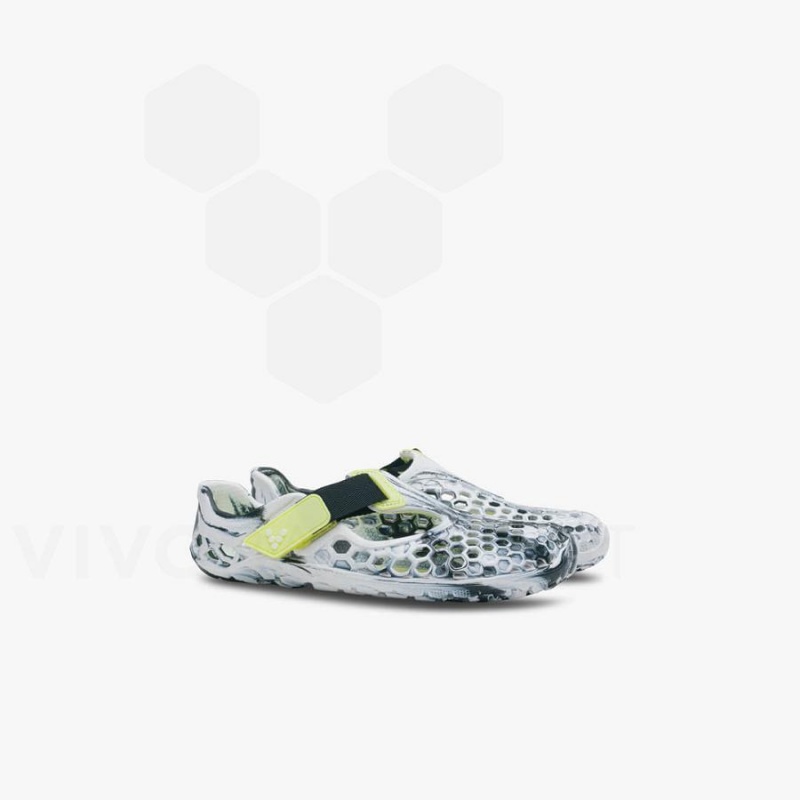 Vivobarefoot Ultra Bloom Preschool Lasten Kengät Obsidian Valkoinen | FI051NN